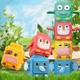 Развивающая игрушка десткие кубики с животными жабка Монтессори – игровой набор з 4 больших интерактивных кубиков стыкуются в башню для развития моторики логики детей и малышей - изображение 3