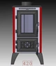 Duval EM-220F Red (красный). Печь-камин (евробуржуйка) - изображение 3