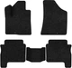 Ворсові килимки EVAtech Premium в салон авто для Hyundai Santa FE (CM) Restyling (Hinged Gas Pedal) 7 seats (2 clips) 2010-2012 2 покоління SUV EU чорний кант (HY13310CE5KD2VPB) - зображення 1