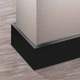 Плинтус ПВХ Cezar Masterline Black 9005 2,2 м - изображение 2