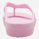 Жіночі в'єтнамки для пляжу Crocs Classic Platform 207714-FLGO 39-40 (M7/W9) 25 см Рожеві (196265223947) - зображення 5