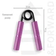 Эспандер кистевой +2X PVC накладки UP & FORWARD 130 кг Фиолетовый (2240996109) - изображение 5