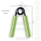 Эспандер кистевой +2X PVC накладки UP & FORWARD 130 кг Зеленый (2240996108) - изображение 5