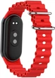 Ремешок BeCover Wave Style для Xiaomi Mi Smart Band 8 / 9 / 10 Red (BC_714359) - изображение 2