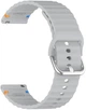Ремінець BeCover Ribbed Tape (22mm) для Xiaomi Watch 2 Pro / S4 / S3 / S1 Pro / S1 / S1 Active Lite Gray (BC_714299) - зображення 4