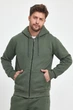 Кофта на замке спортивная флис Trend Collection 6164 хаки (HAKI) 2XL - изображение 5