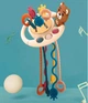 Сенсорная игрушка-тянучка "Мишка" коричневая, для мелкой моторики, прорезыватель зубов, грызунок, погремушка Монтессори - изображение 3