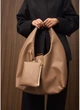 Женская сумка Хобо со съемным кошельком из экокожи SAMBAG Бежевая (38870371634) - изображение 9