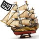 3D пазл объемный Cubic Fun Корабль HMS Victory 189 элементов T4019h - изображение 3