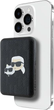 Powerbank Karl Lagerfeld Karl&Choupette Head Pin MagSafe 5000 mAh 15W Black (KLPB5FPGKSKCHK) - obraz 1