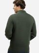 Sweter męski rozpinany na suwak Cross Jeans 34268-387 3XL Ciemnozielony (8697319808247) - obraz 2
