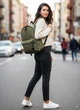 Рюкзак Унісекс Exodus Leather Canvas Хакі R1403EX065 - зображення 10