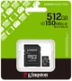 Memory card microSDXC 512GB Kingston Canvas Select Plus Gen3 C10 A1, Retail + adapter - изображение 3