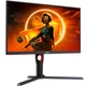 TFT 27' AOC Q27G3XMN/BK, MiniLED QHD IPS, 180Hz, 1ms, 2xHDMI, DP, HAS, Pivot, чорно-червоний - изображение 2