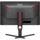 TFT 27' AOC Q27G3XMN/BK, MiniLED QHD IPS, 180Hz, 1ms, 2xHDMI, DP, HAS, Pivot, чорно-червоний - изображение 6