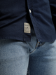 Сорочка бавовняна чоловіча Cross Jeans 35623-001 2XL Темно-синя (8697319810332) - зображення 4