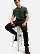 Футболка бавовняна довга чоловіча Cross Jeans 16134-027 XL Зелена (8697319806557) - зображення 3