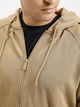 Bluza męska rozpinana streetwear z kapturem Cross Jeans 25424-383 L Beżowa (8697319807684) - obraz 4