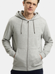 Bluza męska rozpinana streetwear z kapturem Cross Jeans 25503-004 L Szara (8697319721195) - obraz 1
