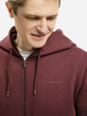 Толстовка на блискавці чоловіча Cross Jeans 25503-074 S Бордова (8697319721119) - зображення 4