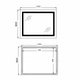 Зеркало Qtap с LED-подсветкой Touch для ванной комнаты с антизапотеванием и димером регулировки освещения (601306) - изображение 2