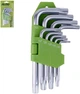 Набор ключей Alloid TORX T10-T50 изогнутых 9 шт (НТ-0912) - изображение 1