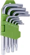 Набор ключей Alloid TORX T10-T50 изогнутых 9 шт (НТ-0912) - изображение 3