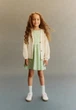 Сукня для дівчинки світло-зелена квітковий принт H&M 98-104см (400011856) - зображення 2