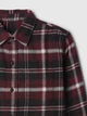 Детская фланелевая рубашка GAP в клетку 1159835007 (Бордовый XL) на рост 150 см - изображение 5