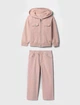 Тёплый комплект GAP куртка и штаны 1159842438 (Розовый 18-24M) на рост 90 см - изображение 1