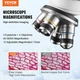 Цифровой микроскоп VEVOR XSP-36TV / 40X-5000X / White Б/В - изображение 6