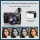 Цифровая камера IXNAIQY DC101-AF 48Мп / CMOS / 4K 30fps / 16Х зум / Wi-Fi / Черный (100639837) - Уценка - изображение 3