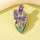 Значок (пин) BROCHE брошь бижутерия Цветы Лаванда фиолетовая BRGV115129 - изображение 3