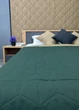 Покривало двостороннє Decorator Microfiber куб 140х215 см зелений з сірим (85-104) - зображення 6