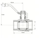 Кран шаровой Koer 1" ГГР газ [KR.214.G] [KR0114] - изображение 3