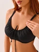 Купальник раздельный Fuba 25037104 Черный бедра 111-115 см ; 52 (3XL) грудь 4D-5E - изображение 6