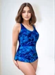 Злитий купальник Fuba 25102111 Синій 54 (4XL); стегна 116-120 см груди 2B-3C-4D - зображення 2
