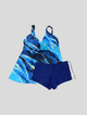 Танкини с шортами Fuba 25316154 Голубой 4XL (56) бедра 121-125 см полнота груди - 4D-5E-6F - изображение 6