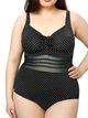 Слитный купальник Fuba 9108355 Черный 54 (4XL) ;бедра 116-120 см грудь 2B-3C-4D - изображение 2