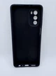 Чохол накладка Silicone Cover Full для Motorola Moto G62 Чорний - зображення 3