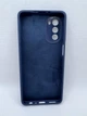 Чохол накладка Silicone Cover Full для Motorola Moto G62 Темно-синій - зображення 3
