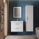 Пенал - шкаф в ванную подвесной Devit Urbanis 454170W универсальный - изображение 3