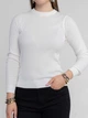 Джемпер жіночий білий трикотажний Arber Crew-neck FW AM1 M білий (KW10.06.00.53) - изображение 5