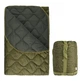 Одеяло кемпинговое с чехлом 150 × 200 см Olive Topo KT7001014 — с кнопками для использования под пончо - изображение 1
