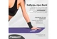Коврик для йоги EasyFit NBR 1 см 180×60см Фиолетовый фитнес коврик, каремат для спорта, пилатеса, растяжки, антискользящий мат - изображение 4