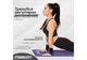 Коврик для йоги EasyFit NBR 1 см 180×60см Фиолетовый фитнес коврик, каремат для спорта, пилатеса, растяжки, антискользящий мат - изображение 5