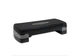 Степ-платформа 2-уровневая EasyFit EF-0540-GY Step-B, 68×28 см, высота 10–15 см, черно-серая — для фитнеса и аэробики - изображение 1