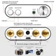 Підсилювач потужності Nobsound NS-10G 2.0-канальний (50Вт+50Вт) Bluetooth 5.0-100W HiFi аудіо міні цифровий підсилювач із блоком живлення ЦАП TPA3116 Black - зображення 7