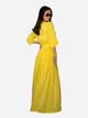 Сукня-сорочка довга літня жіноча ISSA PLUS 14686 XL Жовта (issa2007682594511) - зображення 2
