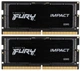 Модуль памяти Kingston Fury DDR5 16GB (2x8) SO-DIMM 4800 MHz Impact (KF548S38IBK2-16) - изображение 1